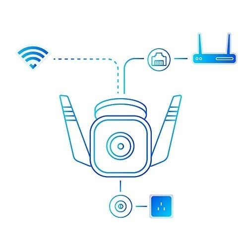 Tapo C310, 2K 3MP Dış Mekan Wi-Fi/Ethernet Güvenlik Kamerası, Hareket Algılama, IP66 Su Geçirmez, 30m Gece Görüşü, Çift Yönlü Ses, Bulut/Yerel Depolama, Sesli ve Işıklı Alarm