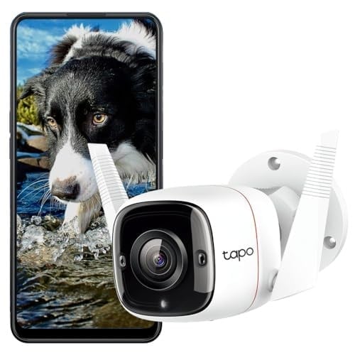 Tapo C310, 2K 3MP Dış Mekan Wi-Fi/Ethernet Güvenlik Kamerası, Hareket Algılama, IP66 Su Geçirmez, 30m Gece Görüşü, Çift Yönlü Ses, Bulut/Yerel Depolama, Sesli ve Işıklı Alarm