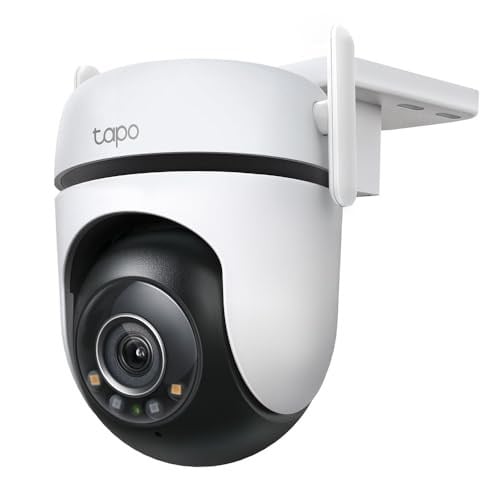 Tapo C520WS, 2K QHD Dış Mekan Wi-Fi/Ethernet Güvenlik Kamerası, Hareket Tespit/Takibi, 360°, IP66 Su Geçirmez, Renkli Gece Görüşü, Çift Yönlü Ses, Bulut/Yerel Depolama, Sesli ve Işıklı Alarm