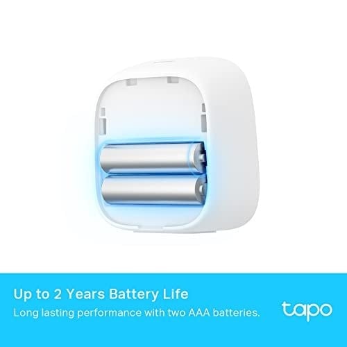 Tapo T315, Akıllı Sıcaklık ve Nem Monitörü, Ücretsiz Veri Depolama, LCD Ekran, Gerçek Zamanlı Bildirimler, Pil Dahildir, Alexa ve Google Home ile Çalışır, Tapo Hub Gereklidir Ayrıca Satılır