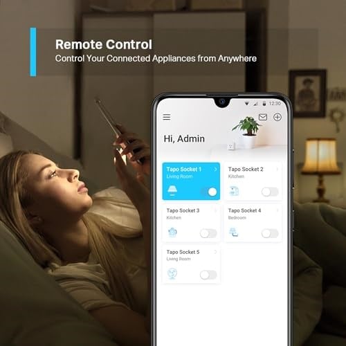 Tapo WLAN akıllı priz Tapo P100, akıllı ev WiFi priz, Alexa aksesuarı, Alexa, Google Home, Tapo uygulaması ile çalışır, sesli kontrol, uzaktan erişim, hub gerekmez, mini, beyaz