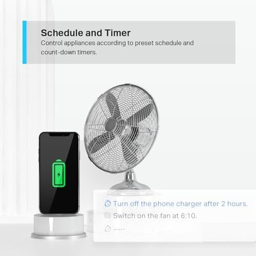 Tapo WLAN akıllı priz Tapo P100, akıllı ev WiFi priz, Alexa aksesuarı, Alexa, Google Home, Tapo uygulaması ile çalışır, sesli kontrol, uzaktan erişim, hub gerekmez, mini, beyaz