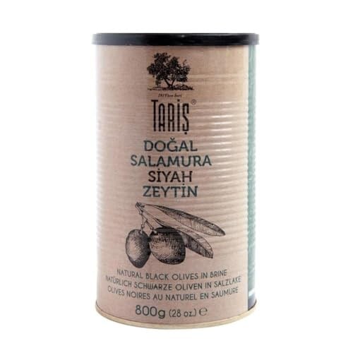 Tariş Doğal Salamura Siyah Zeytin 800 gr