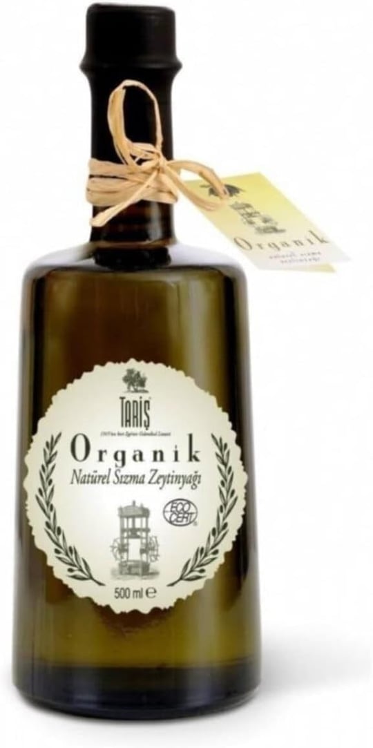 Tariş Organik Naturel Sızma Zeytinyağı 500ml Cam