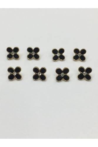 Taşlı Düğme/bluz Düğmesi 8 Li Set/Metal Taşlı Bluz Düğmesi