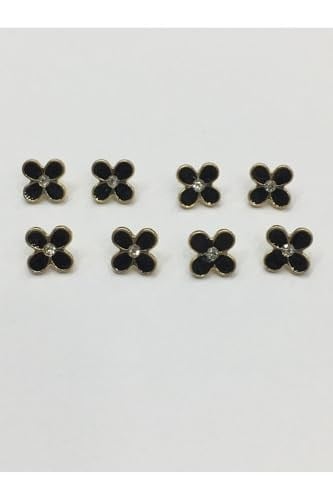 Taşlı Düğme/bluz Düğmesi 8 Li Set/Metal Taşlı Bluz Düğmesi