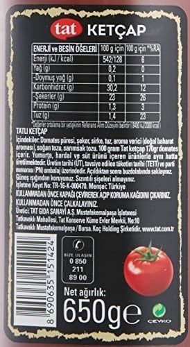 Tat Sıkı Dostlar 650 Gr Ketçap & 560 Gr Mayonez