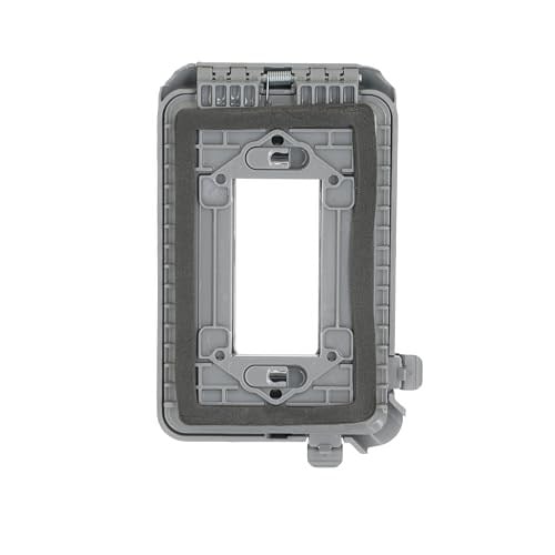 TayMac ML500G Tek Takım Yatay/Dikey Montaj Hava Koşullarına Dayanıklı Genişletilebilir Düşük Profil Kullanım Sırasında Ekstra Hizmet Kapağı, Gri Kaplama