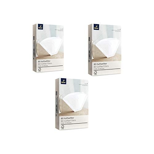 Tchibo 4 Numara (Büyük Boy) Filtre Kahve Kağıdı 3 x 80li Beyaz