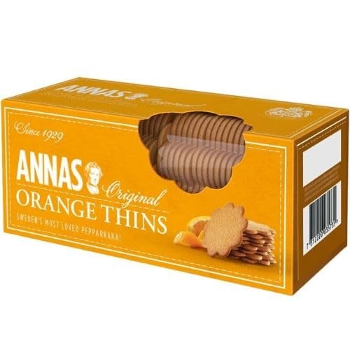 TEA HOUSE DIRECT Annas Biscuit Cookies Pick N Mix - 3+ Lezzet Arasından Seçim | Zencefil, Badem, Kapuçino, Portakal | 2 Paket (her biri 150 gr) - Kurabiye Severler için Mükemmel Kurabiye Hediye Seti