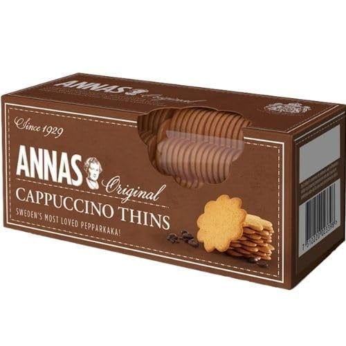 TEA HOUSE DIRECT Annas Biscuit Cookies Pick N Mix - 3+ Lezzet Arasından Seçim | Zencefil, Badem, Kapuçino, Portakal | 2 Paket (her biri 150 gr) - Kurabiye Severler için Mükemmel Kurabiye Hediye Seti