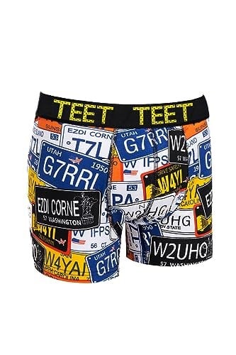 TEET Juan Raul Erkek Boxer Pamuklu Desenli 4lü Premium Set