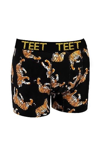 TEET Juan Raul Erkek Boxer Pamuklu Desenli 4lü Premium Set