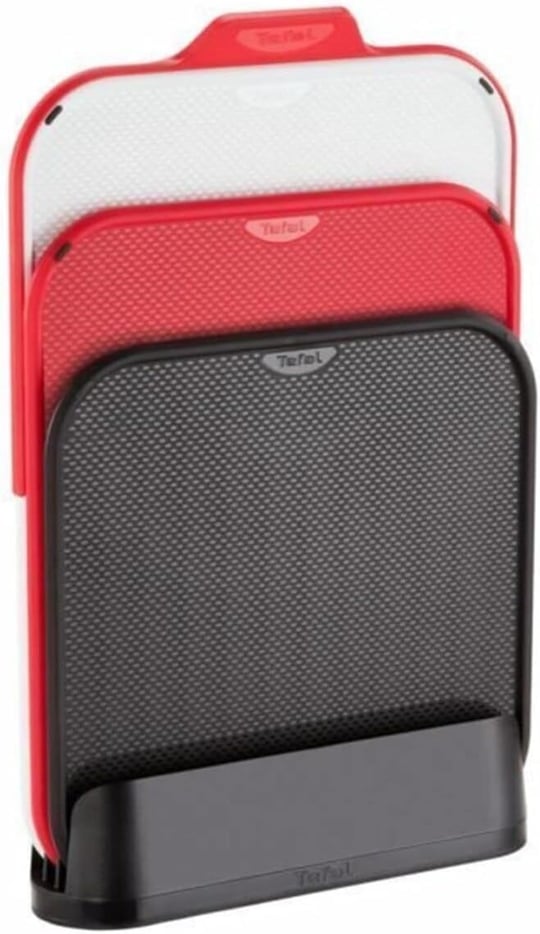 Tefal Kırmızı Ingenio Kesme Tahtası 4lü Set