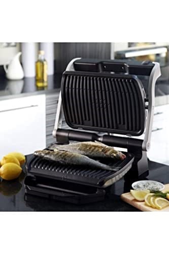 Tefal OptiGrill+ 4 Porsiyon Kapasiteli 2000 Watt 6 Programlı Barbekü Izgara ve Tost Makinesi - Inox