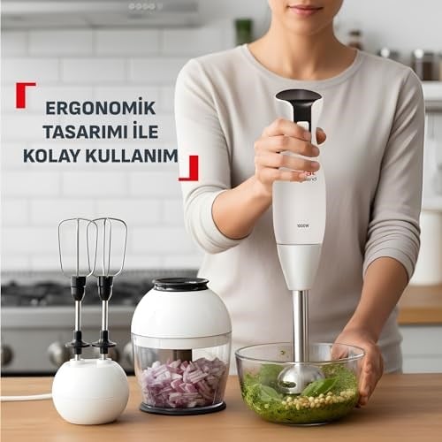 Tefal Orginal Easyblend 1000 Watt Blender Seti - Beyaz