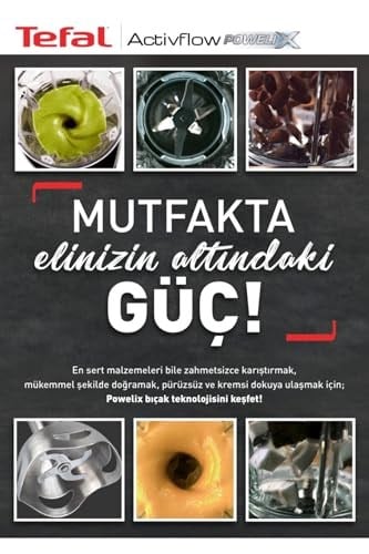 Tefal Powelix Activflow 1000 Watt Blender Seti - Kırmızı