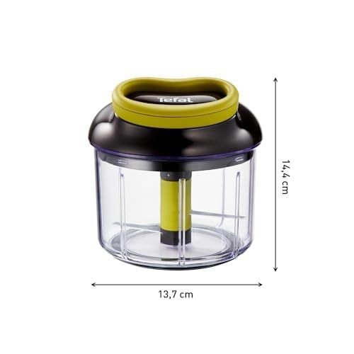 Tefal Rondo Manuel Doğrayıcı 900ml | Yeşil-Siyah | Sebze Soğan Doğrayıcı| Pratik rondo