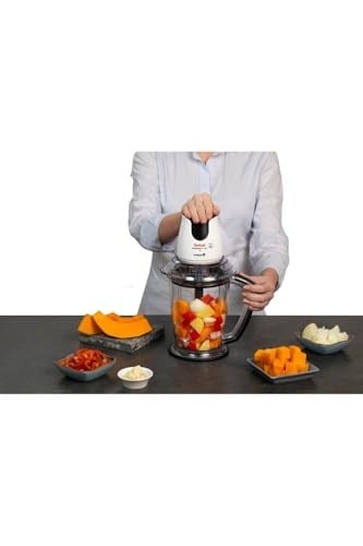 Tefal Tefal MasterChop Powelix Maxi 4 Bıçaklı 500 Watt Doğrayıcı Rondo - Beyaz