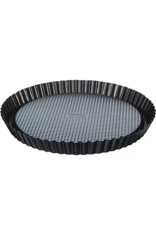 Teflon Kaplama Turta Kalıbı 28 Cm - Tırtıklı Turta Kalıbı - Yanmaz Yapışmaz Yüzey