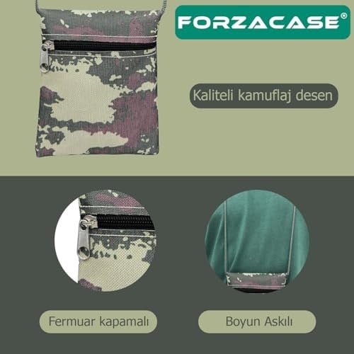 Tek Cep Fermuarlı İpli Boyuna Asmalı Asker Cüzdanı 14 cm - FC614