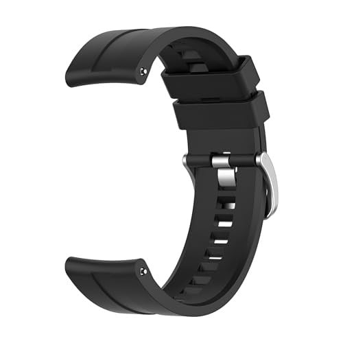 Teknoft 22mm ile Uyumlu Saatler için Yumuşak Şerit Model 46mm Silikon Kordon HUAWEI Watch (GT5 Pro/GT5/GT4/Watch 4 Pro/GT3/GT - Seçenekler: Siyah, Antrasit Gri, Kırmızı, Lacivert, Sarı, Turuncu, Yeşil