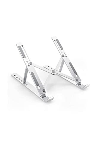 teknosepetim Macbook Laptop Bilgisayar Standı Notebook Özel Yükseltici Stand Tablet Tutucu Ayarlı Metal metal stand