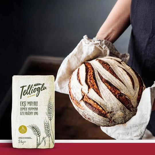 Tellioğlu Ekşi Mayalı Ekmek Yapımına Özel Buğday Unu 5kg