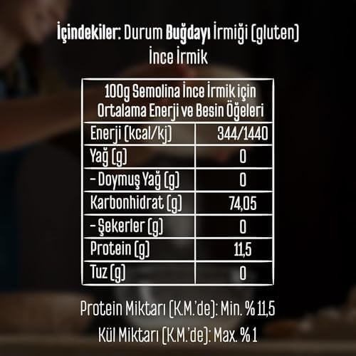 Tellioğlu İrmik Semolina 1 Kg