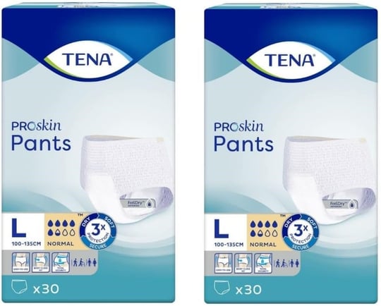 Tena 5.5 Damla Emici Külot Hasta Bezi Large 30Lu 2 Paket 60 Adet