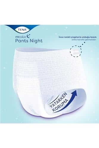 Tena Proskin Pants Night Medium Orta Beden Gece Için Süper Emici Külot 30 Lu Paket