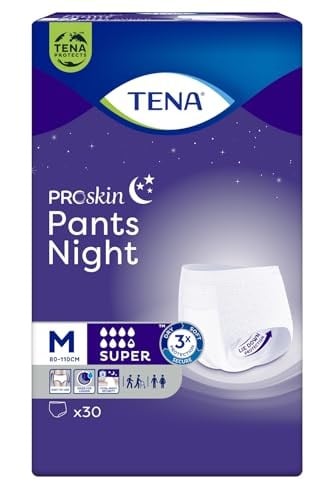 Tena Proskin Pants Night Medium Orta Beden Gece Için Süper Emici Külot 30 Lu Paket