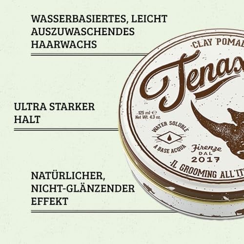 Tenax Saç Şekillendirici Pomade - Clay