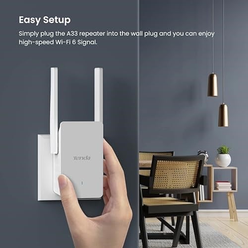 Tenda AX3000 Wi-Fi 6 Tekrarlayıcı, WiFi Sinyal Güçlendirici, 2.4GHz/5GHz Çift Bant, Yönlendiricilerle Uyumlu Wi-Fi Genişletici, Ap Modu, - Seçenekler: A33/AX3000, 4G03|300Mbps|CAT4, 4G09|1200Mbps|CAT6