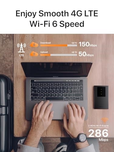 Tenda MF3 WiFi sabun, SIM 4G LTE Cat4, kablosuz WiFi 6 AX300 taşınabilir, şarj edilebilir pil, USB-C bağlantı noktası, WPA3, SIMli WiFi Hotspot, yapılandırmasız, tak ve çalıştır