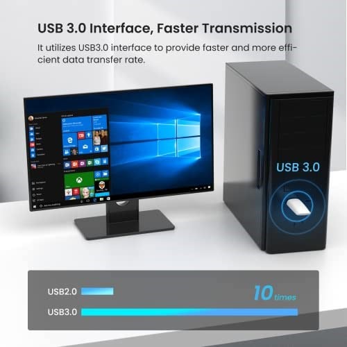 Tenda U18 WiFi 6 WLAN Stick WLAN USB Adaptörü (AX1800 Çift Bant 5 GHz:1201 Mbit/s +2,4 GHz: 574 Mbit/s) WPA3, USB 3.0, MU-MIMO, LED, Windows 10/11 destekler, PC/Laptop/Masaüstü için, Beyaz