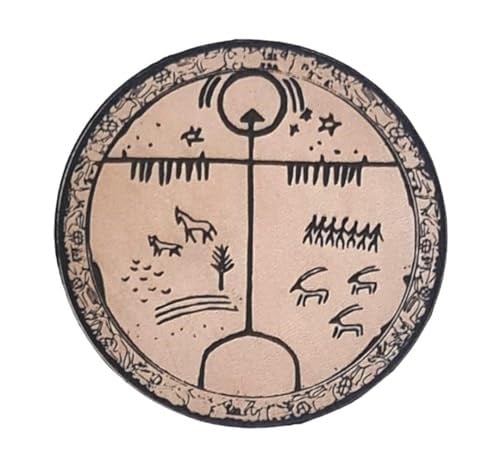 TENGRİ Gök Tanrı - Deri Peç - Arma - Türk Mitolojisi - Leather Patch