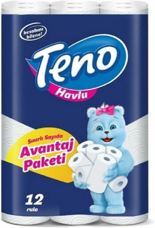 Teno Havlu Avantaj Paketi 12 Adet
