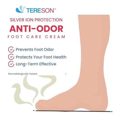 Tereson Koku Karşıtı Ayak Bakım Kremi 50 Ml (gümüş Iyon Korumalı)