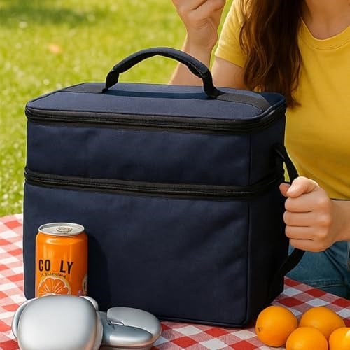 Termal Buzluk Çanta Piknik Yemek Taşıma Çantası 22 Litre Beslenme Sırt Termoslu Termo Kamp Soğutucu Termos Isı Yalıtımlı Soğuk Tutucu Tutan Soğutucu Çanta