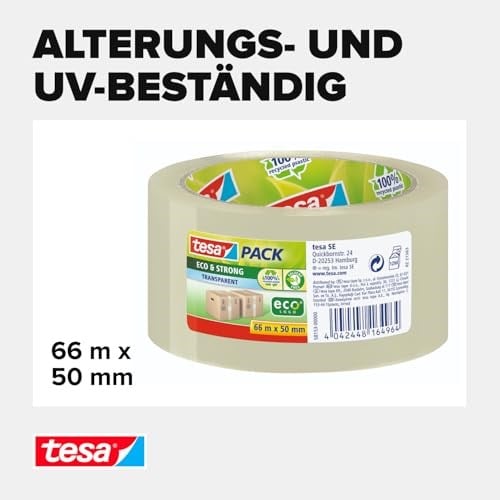 Tesa Eco Koli Bandı Şeffaf (PP)