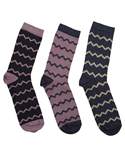 TEST 3lü Kombin Zigzag Desenli Erkek Çorap 39/42
