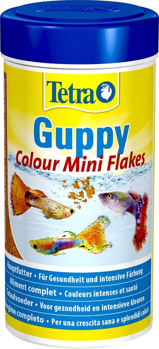 Tetra Guppy Color, birinci sınıf pul gıda 250ml