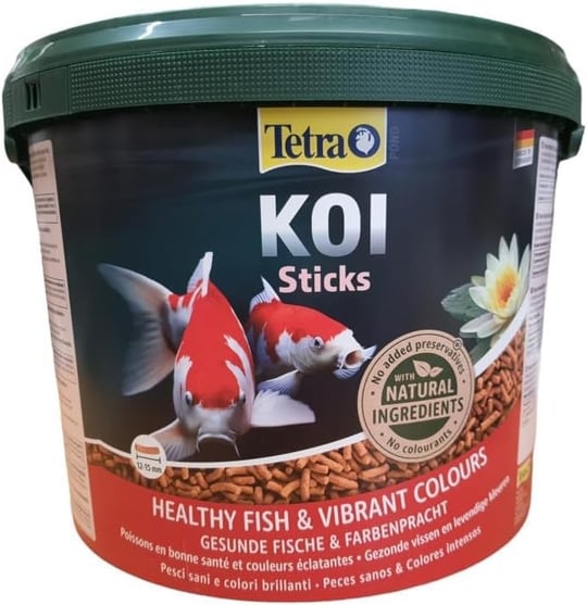 Tetra Pond Koi Sticks Balık Yemi, 10 Litre