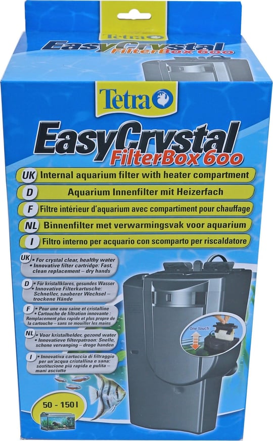 Tetra Tec Easy CrystalFiltreer Box 600 - Seçenekler: Filterbox 300 (40 - 60 l), Filterbox 600 (50 - 150 l)
