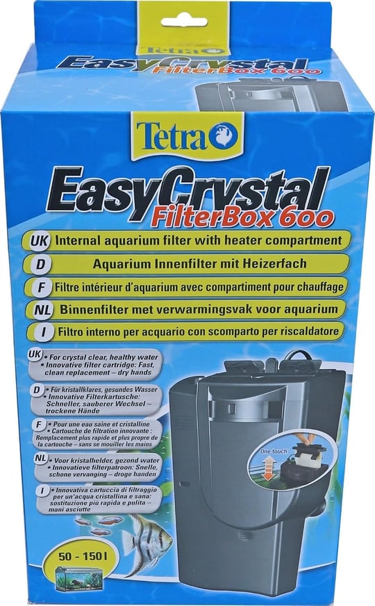 Tetra Tec Easy CrystalFiltreer Box 600 - Seçenekler: Filterbox 300 (40 - 60 l), Filterbox 600 (50 - 150 l)