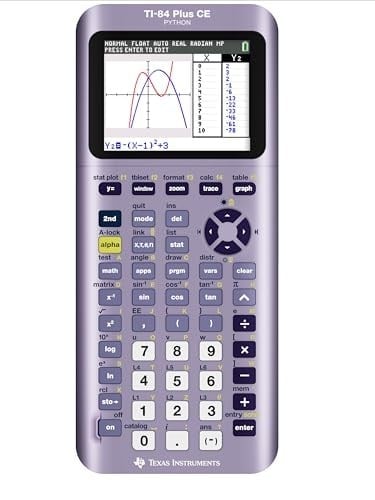 Texas Instruments TI-84 Plus CE Renkli Grafik Hesap Makinesi, Cam G be i (Metalik)