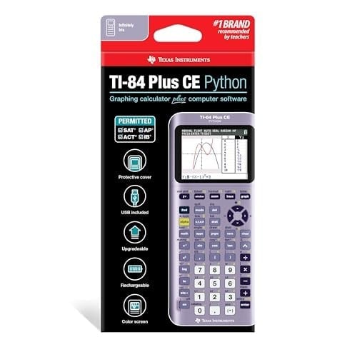 Texas Instruments TI-84 Plus CE Renkli Grafik Hesap Makinesi, Cam G be i (Metalik)