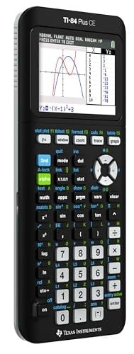 Texas Instruments TI-84 PLUS CE-T Bilimsel Grafik Hesap Makinesi, Siyah
