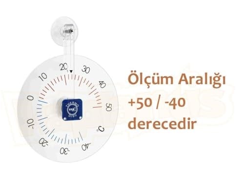 Tfa Tfa14.6020 Pencere Termometresi, Siyah